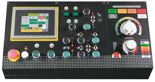 Pásová pila PMS 330/330 AN - ovládací panel